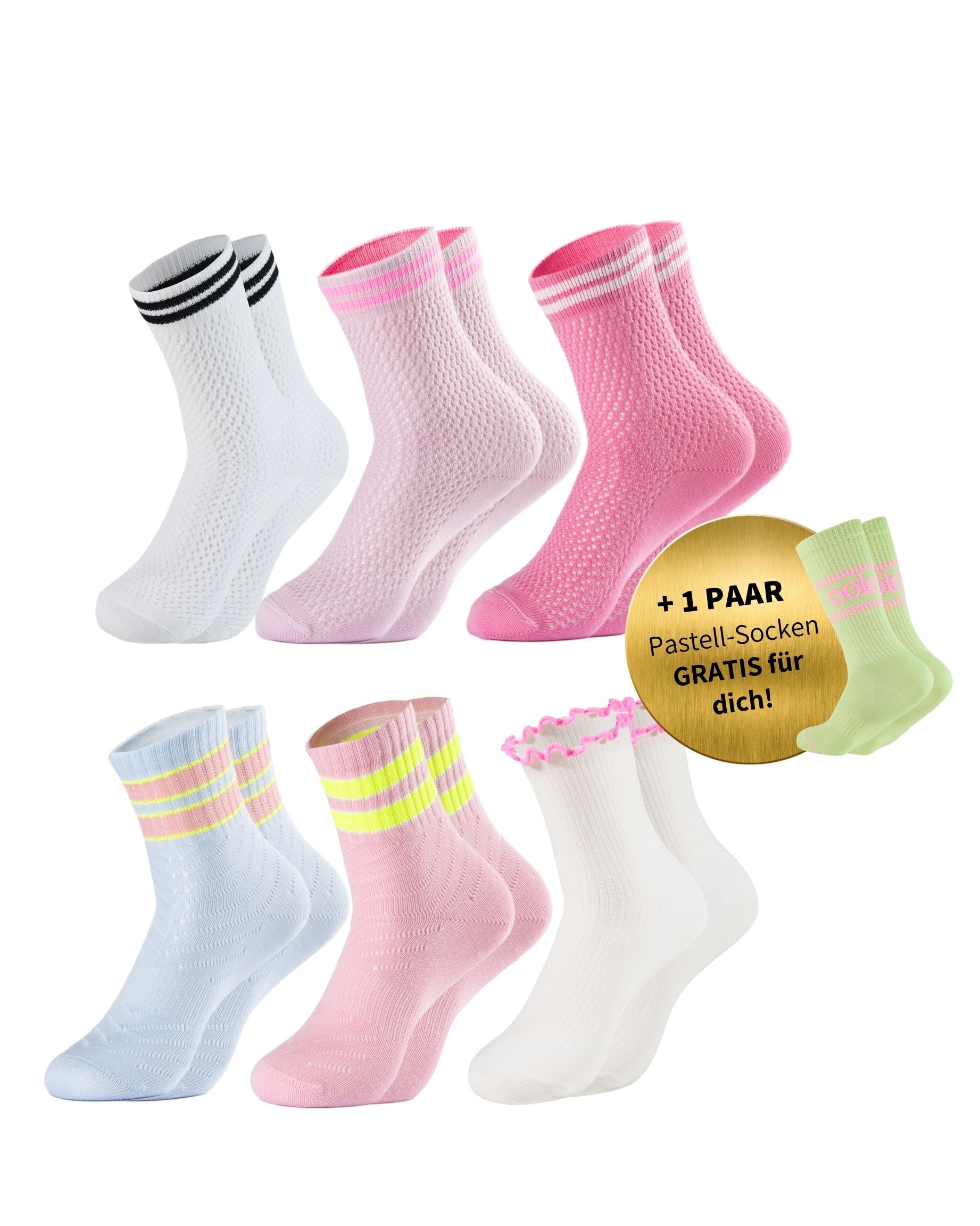 Sommer Set | Kurzsocken Bestseller | 6+1 GRATIS Paar