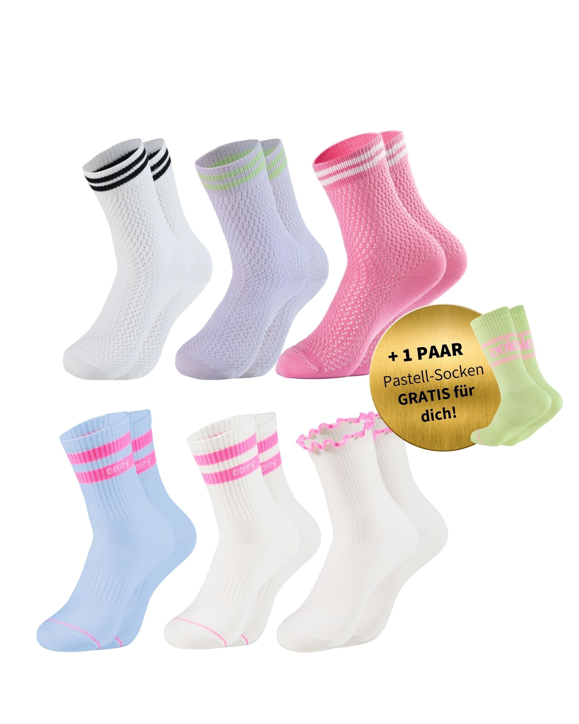 Sommer Set | Kurzsocken Bestseller | 6+1 GRATIS Paar