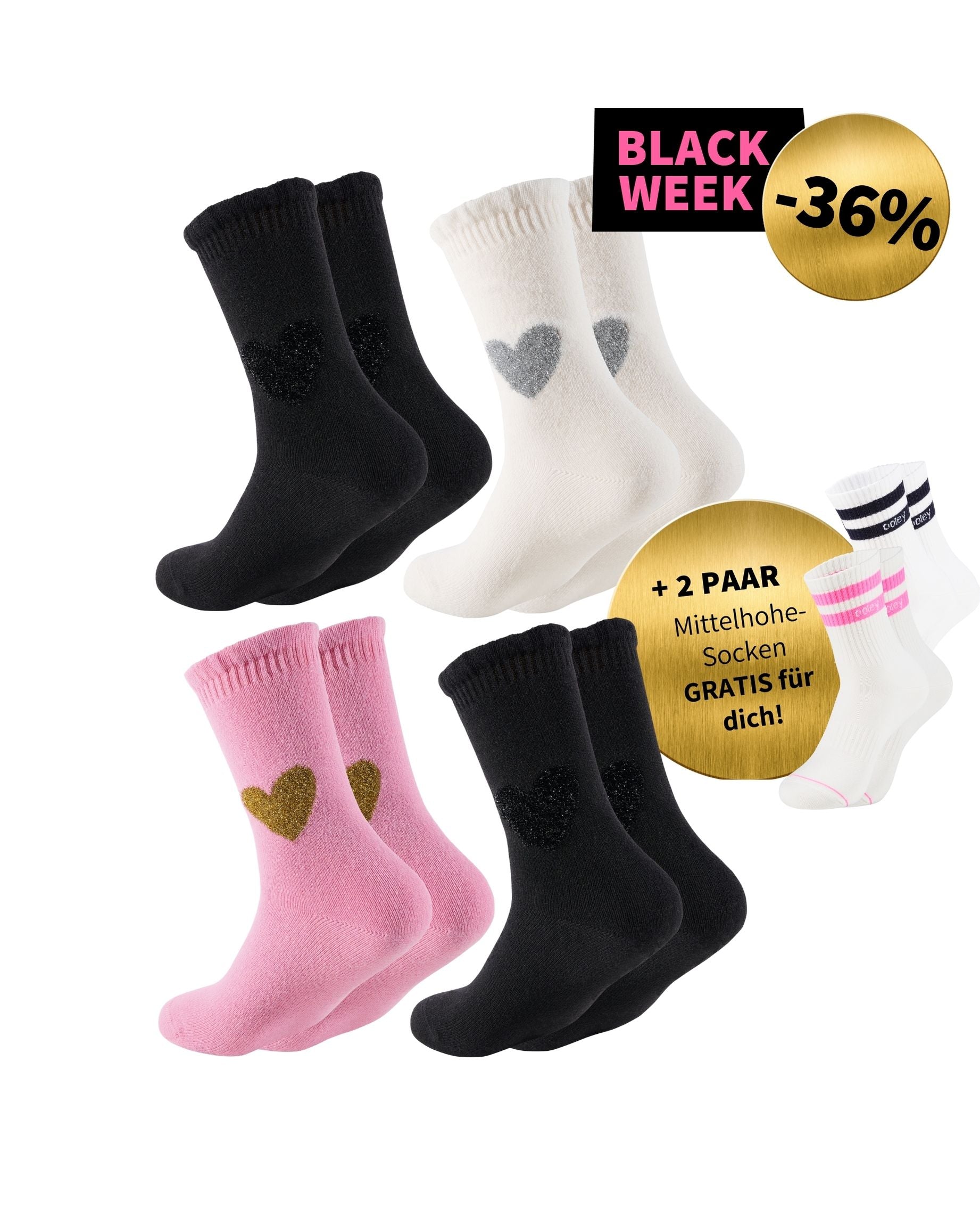 Cashmere Elegance Set | Limited Edition | 4+2 GRATIS Paar