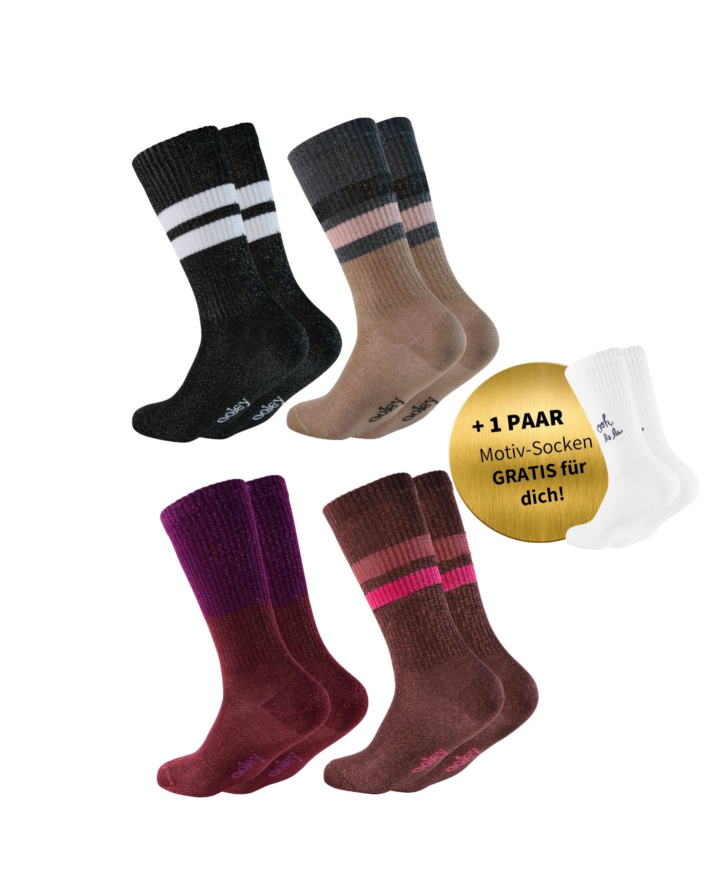 Electra Lungo Set | Glitzer-Favorites | 4+1 GRATIS Paar