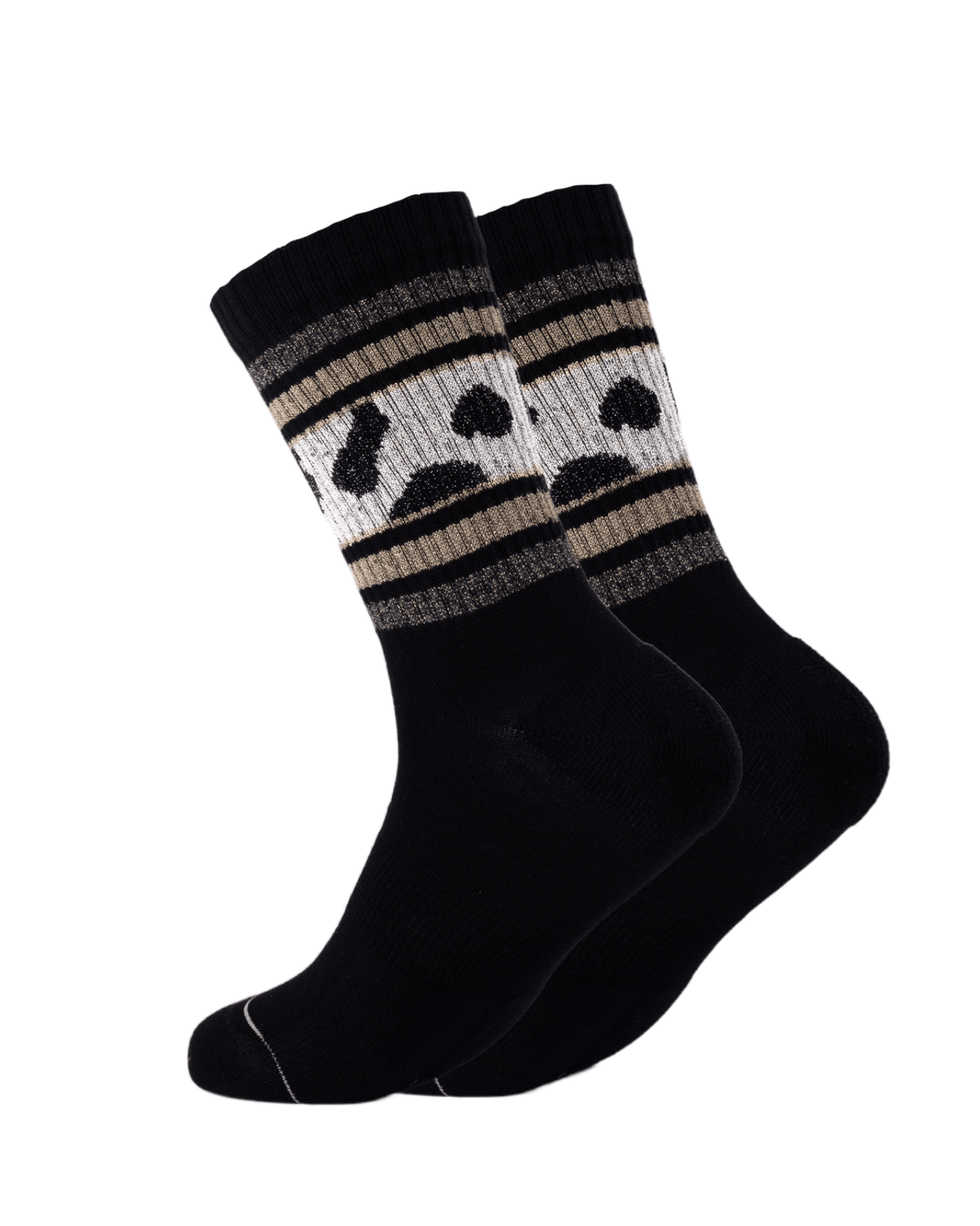 Sporty Glitter Cow - Black