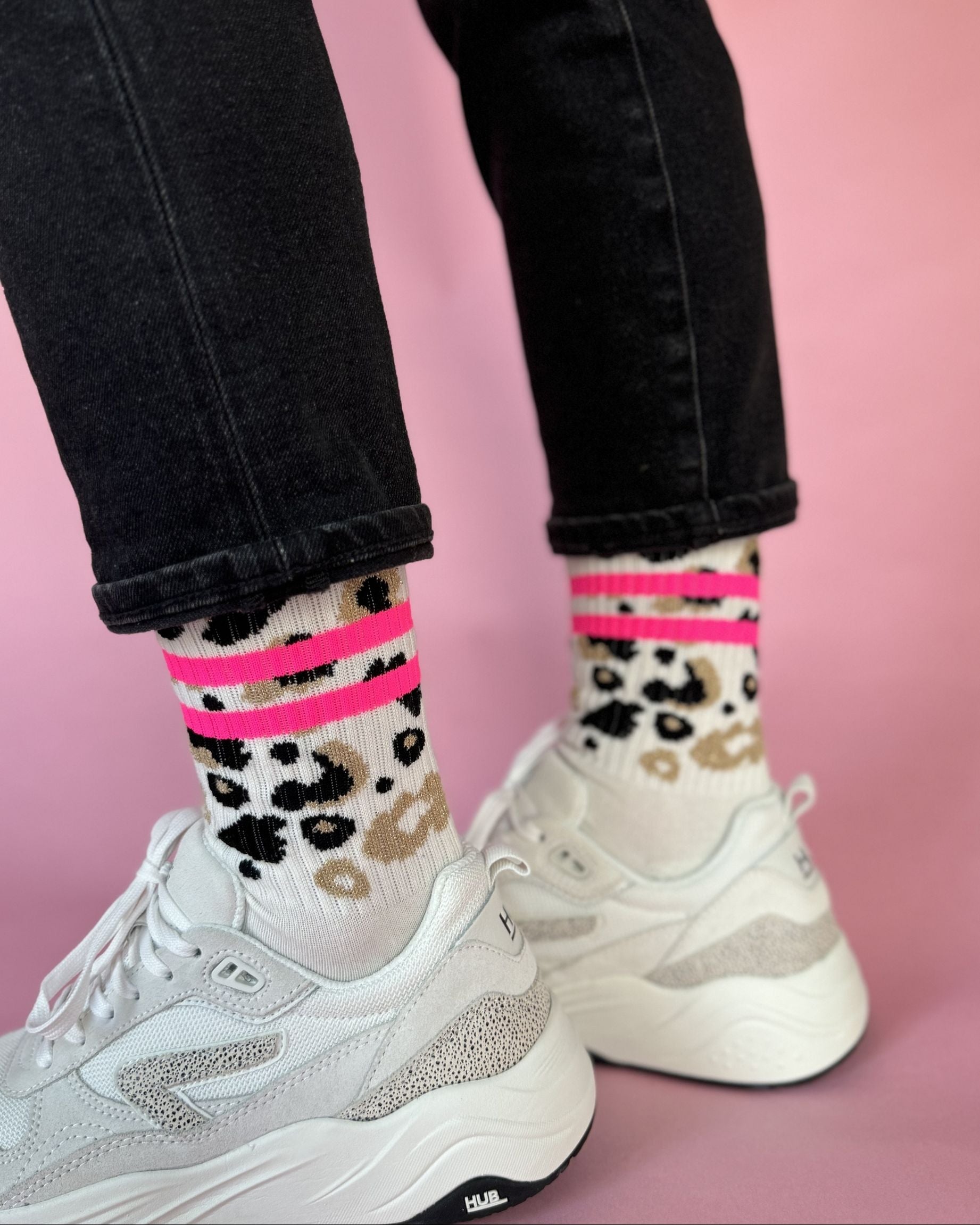 Leo allover - NEON Pink