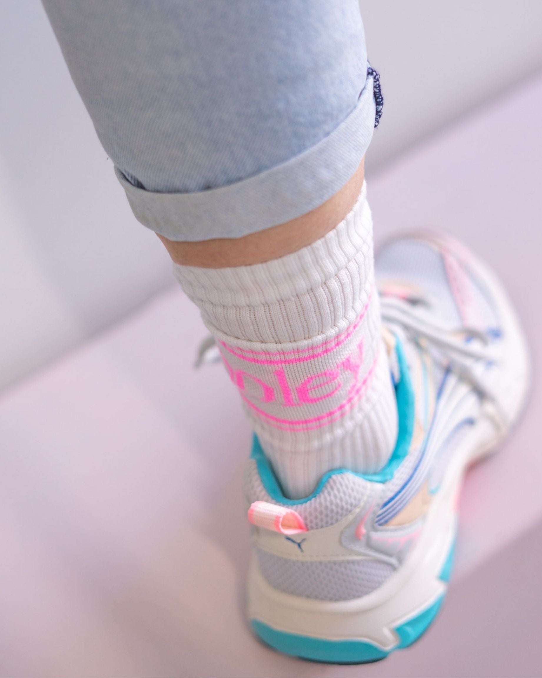 Pastel - White NEON Pink