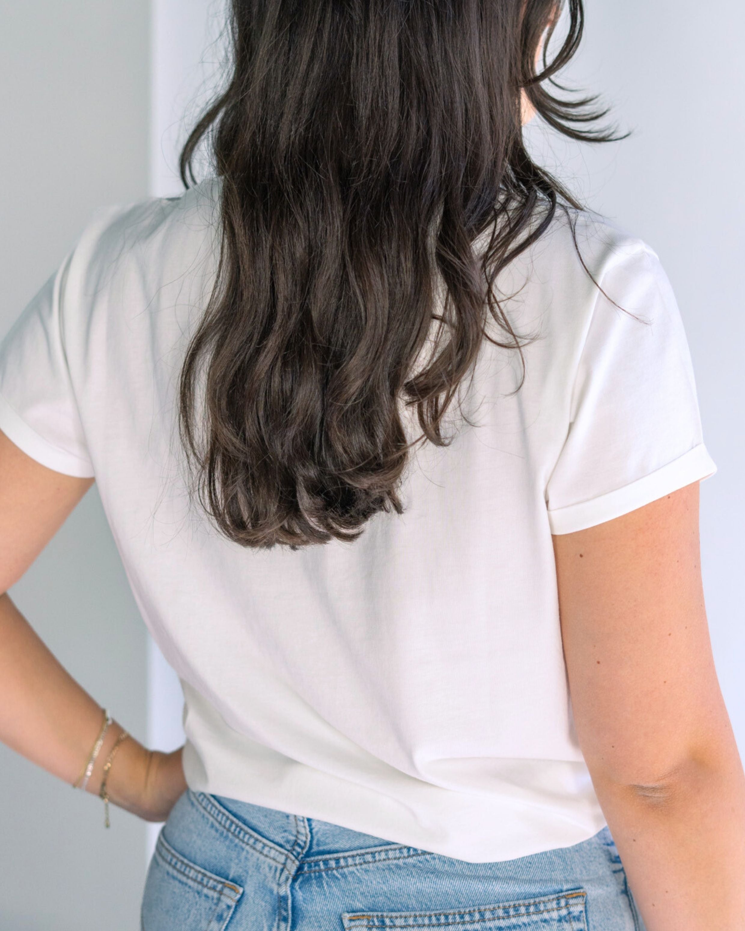 Logo Shirt by ooley (women) - White Lilac