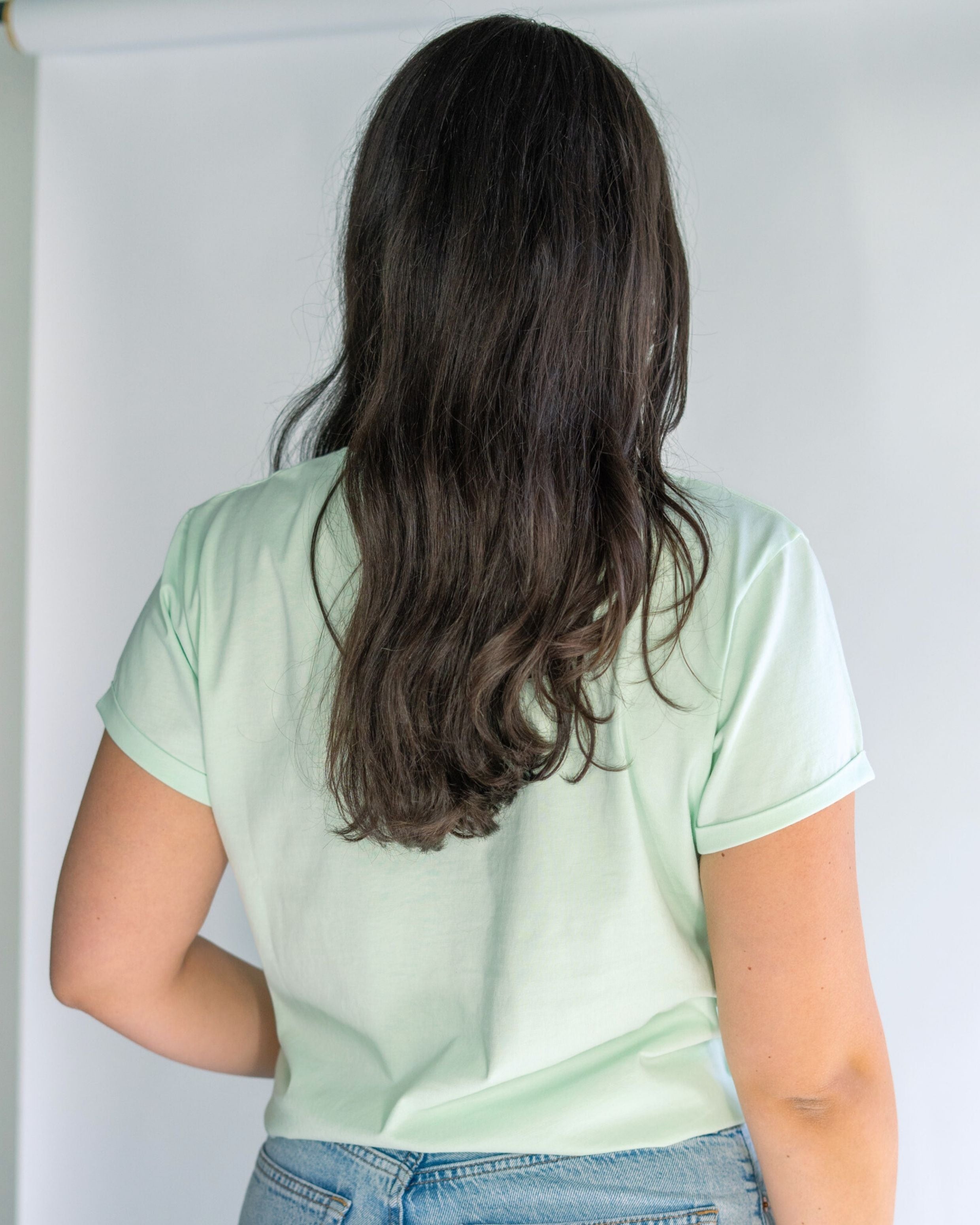 Logo Shirt by ooley (women) - Soft Mint