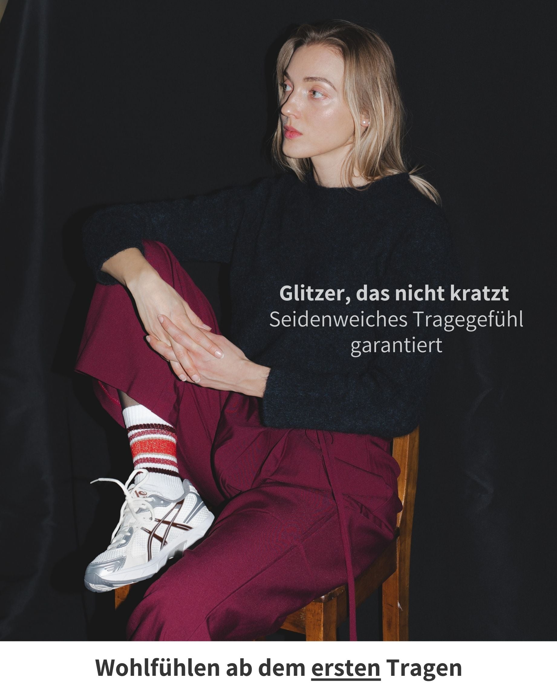 Sporty Glitter - Chilly Red