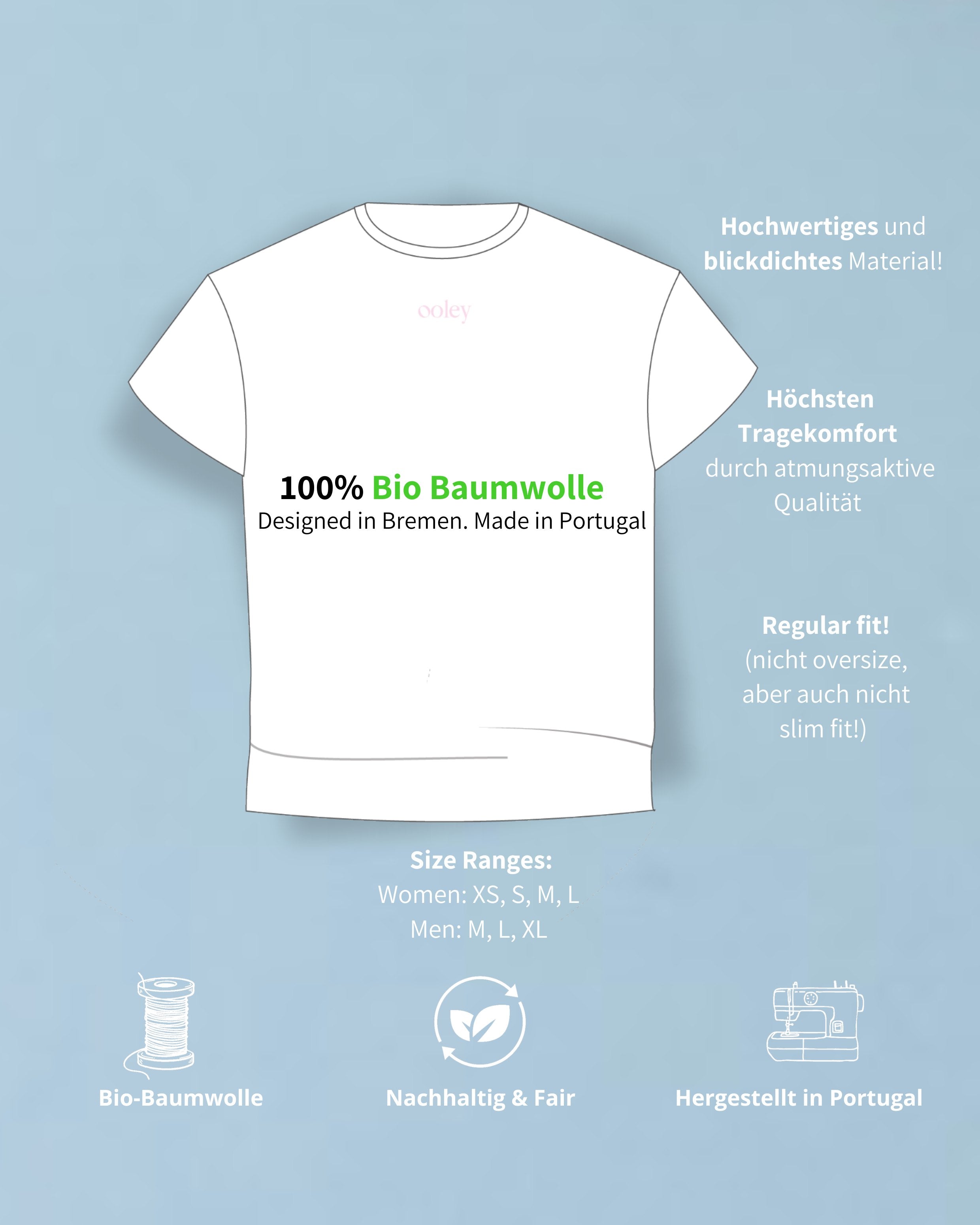 Logo Shirt by ooley (women) - White Lilac