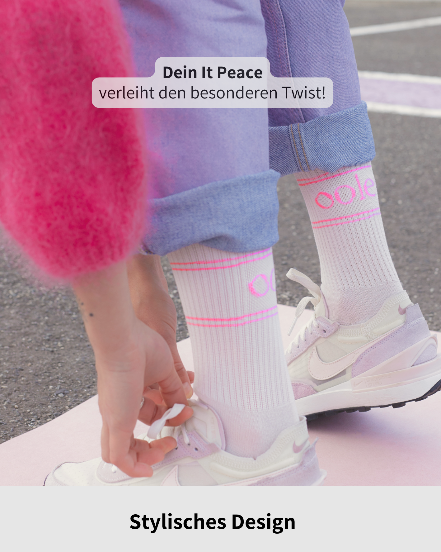 Pastel - White NEON Pink