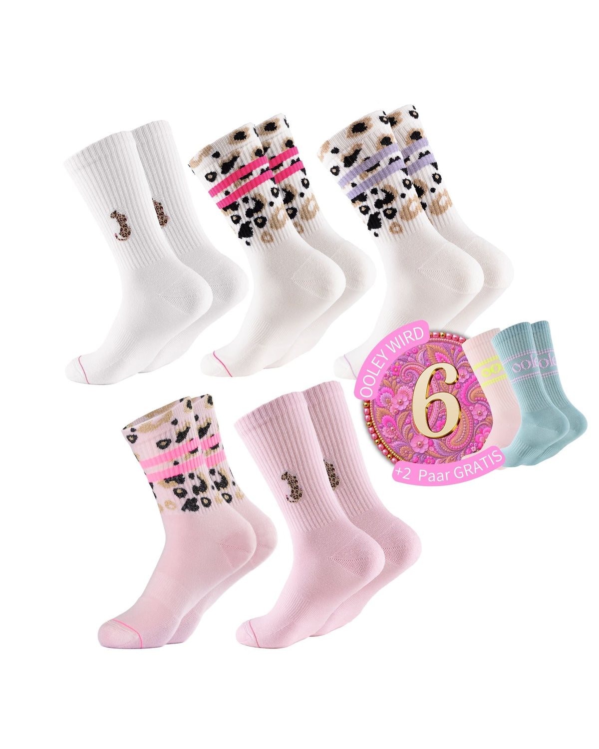 Animal Icon Birthday Set | Leo Edition | 5+2 GRATIS Paar