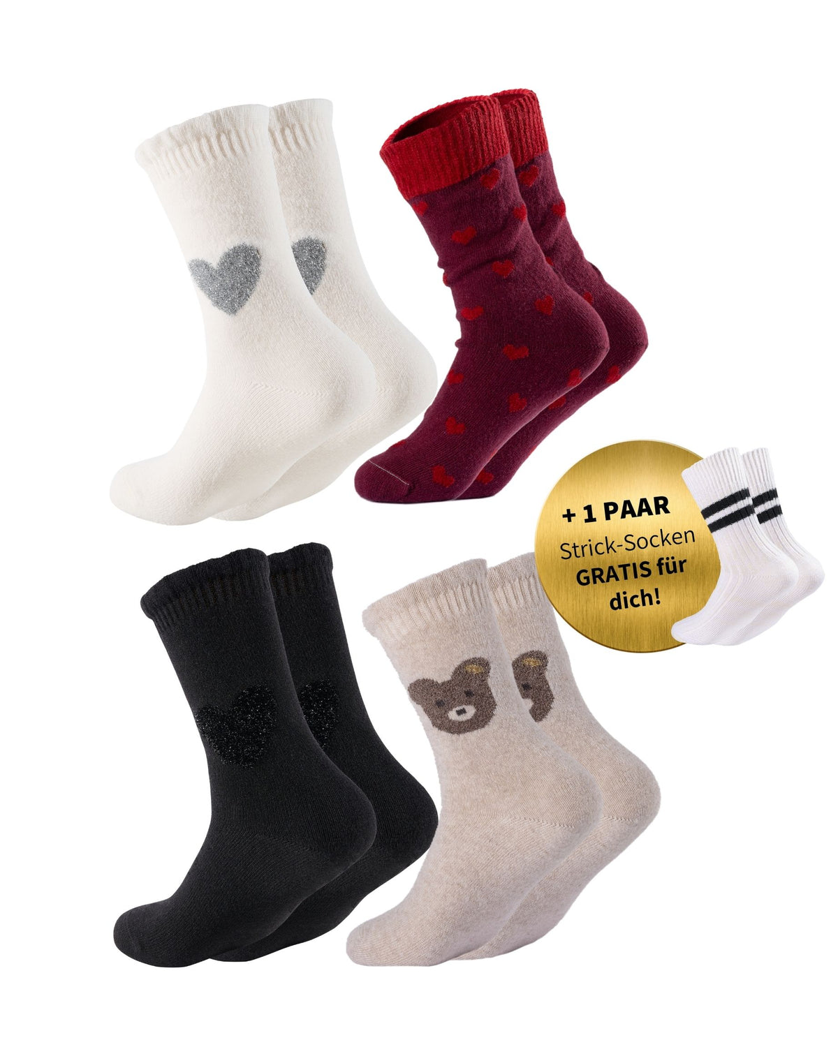 Cashmere Elegance Set | Limited Edition | 4+1 GRATIS Paar