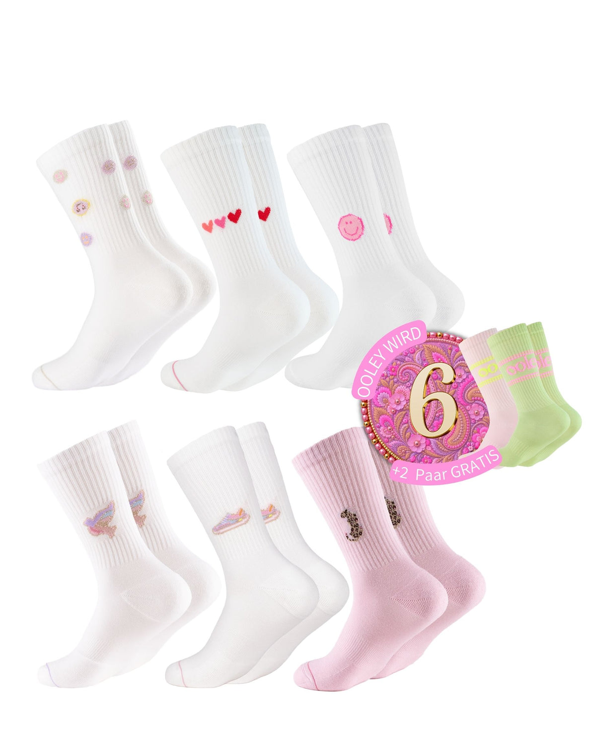 Icon Style Birthday Set | Bestseller Late Summer Selection | 6+2 GRATIS Paar