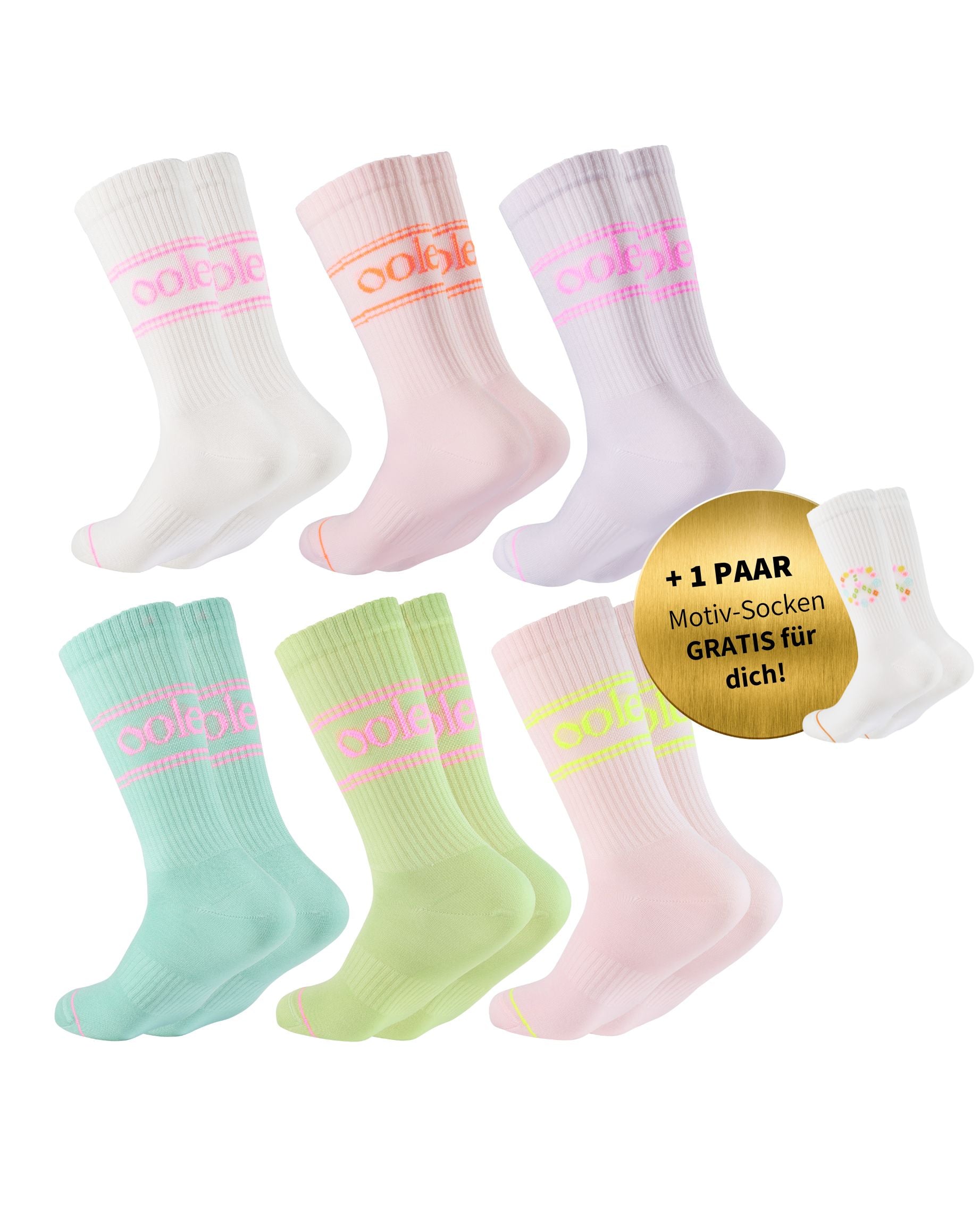 Pastel Style Set | Klassische Länge | 6+1 GRATIS Paar