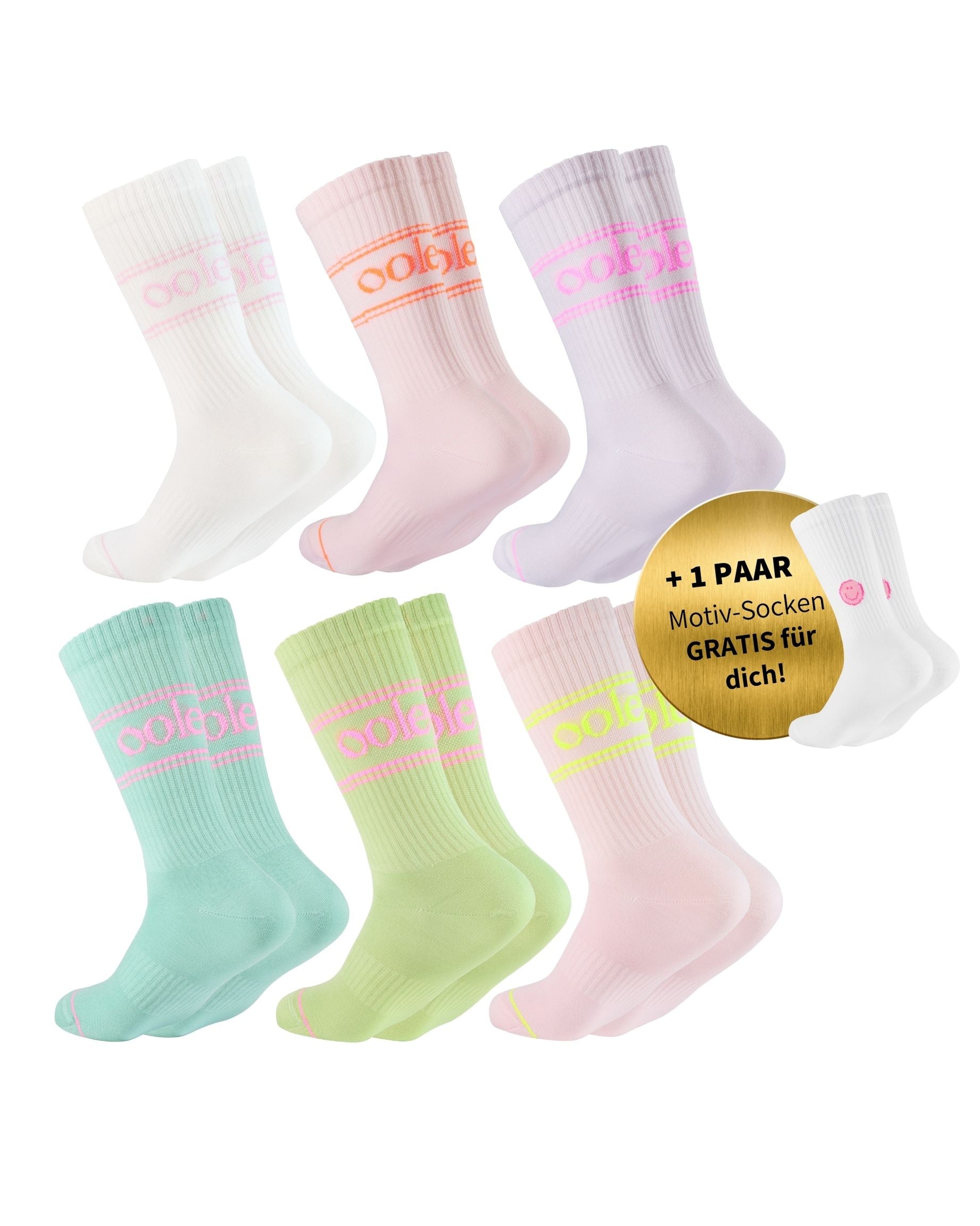 Pastel Style Set | Klassische Länge | 6+1 GRATIS Paar