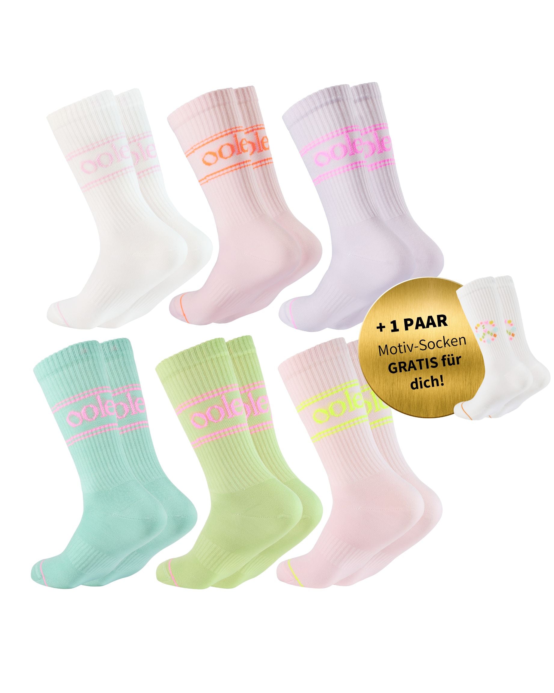 Pastel Style Set | Klassische Länge | 6+1 GRATIS Paar