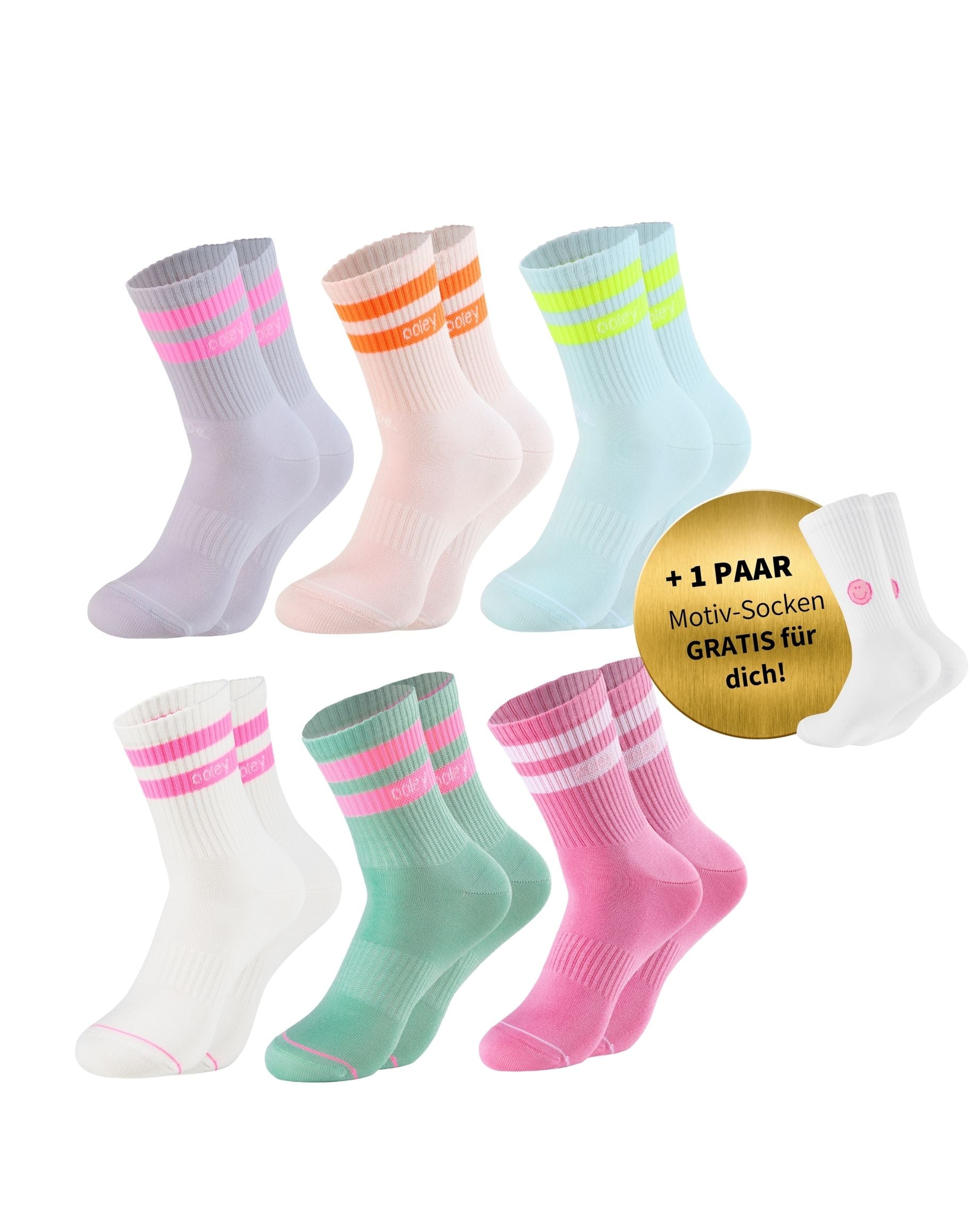 Pastel Style Set | Moderne Länge | 6+1 GRATIS Paar