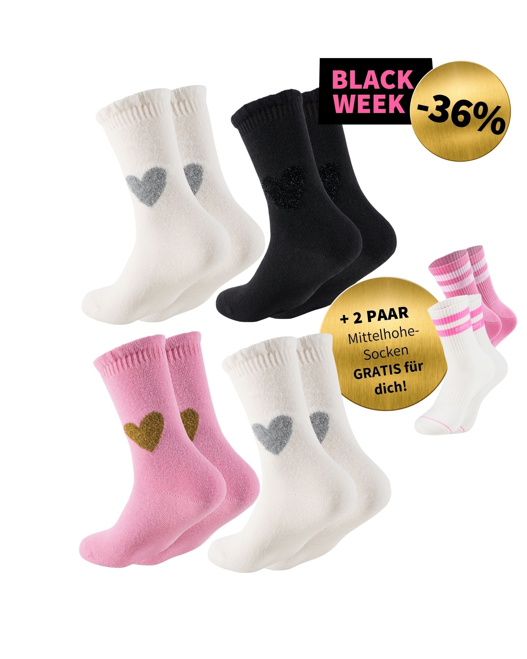 Cashmere Elegance Set | Limited Edition | 4+2 GRATIS Paar