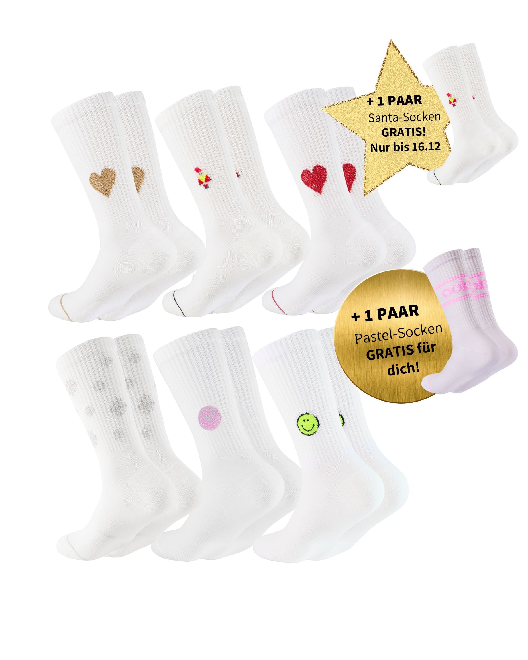 Icon Style Set | XMAS Selection | 6+1 GRATIS Paar