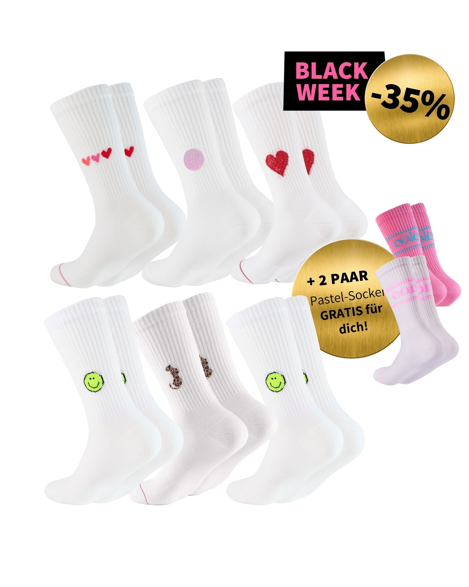 Icon Style Set | Bestseller Selection | 6+2 GRATIS Paar