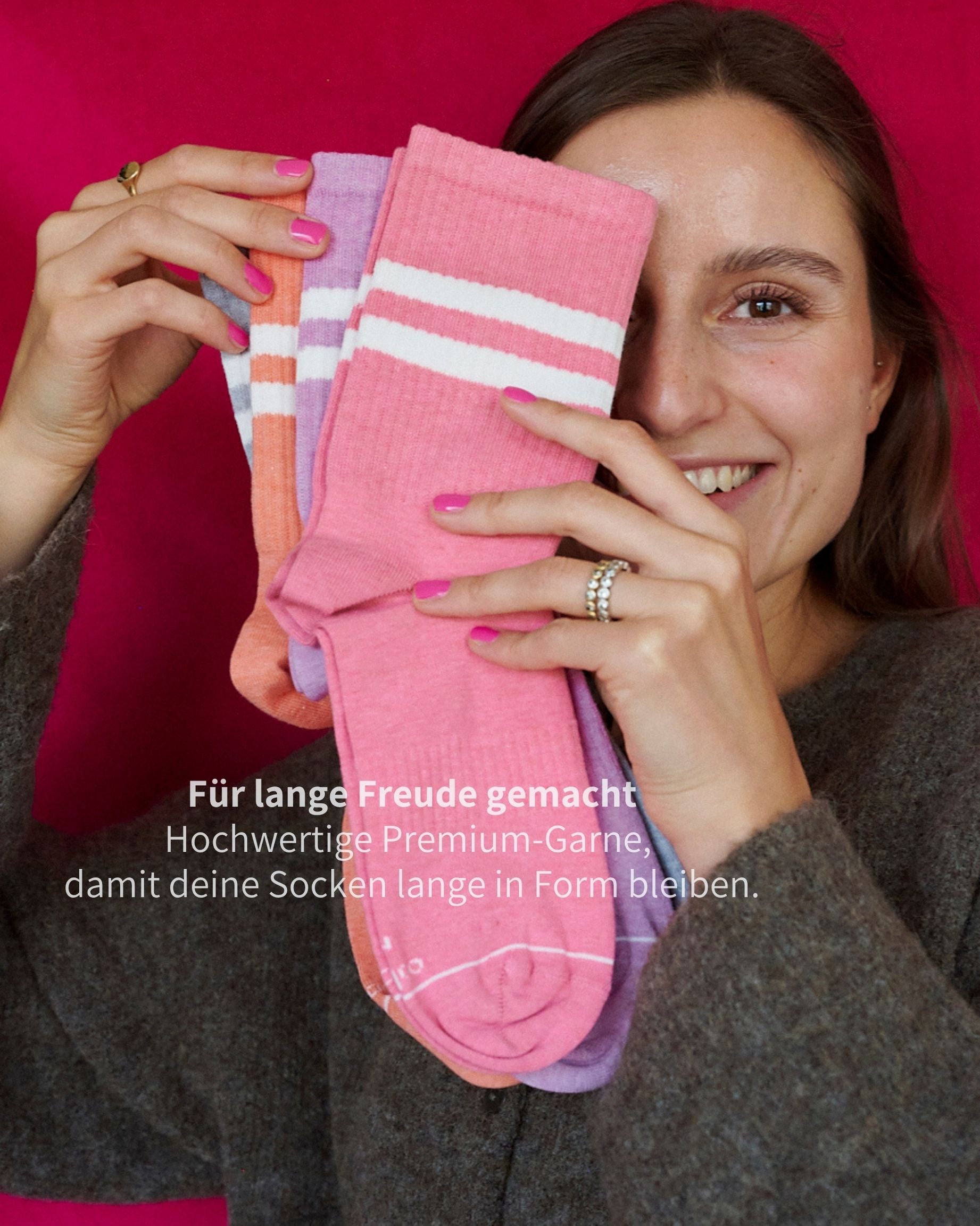 Pastel & Melange Late Summer Set | Klassische Länge | 6+1 GRATIS Paar