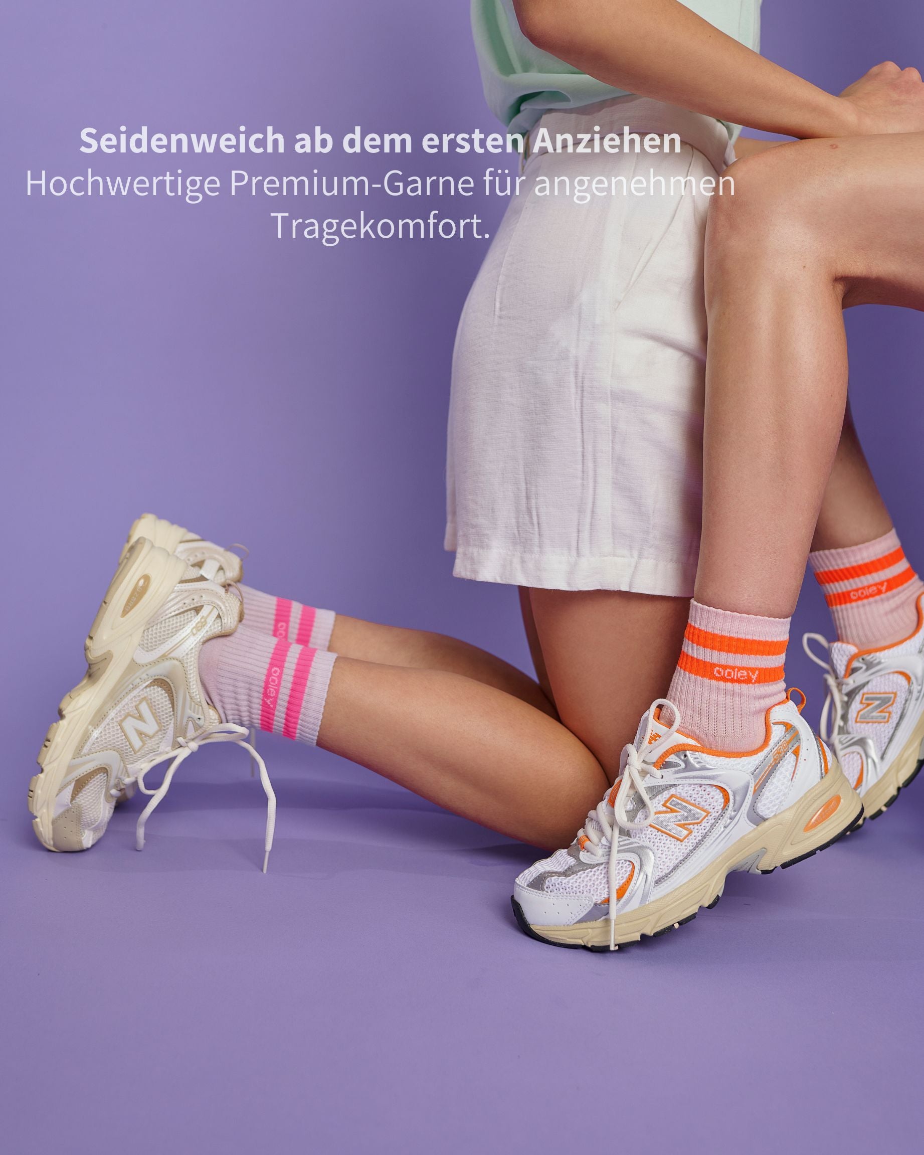Pastel Late Summer Set | Mittelhoher Schaft | 6+1 GRATIS Paar