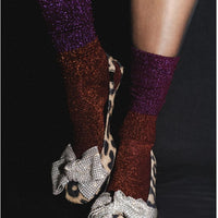 Glitzersocken