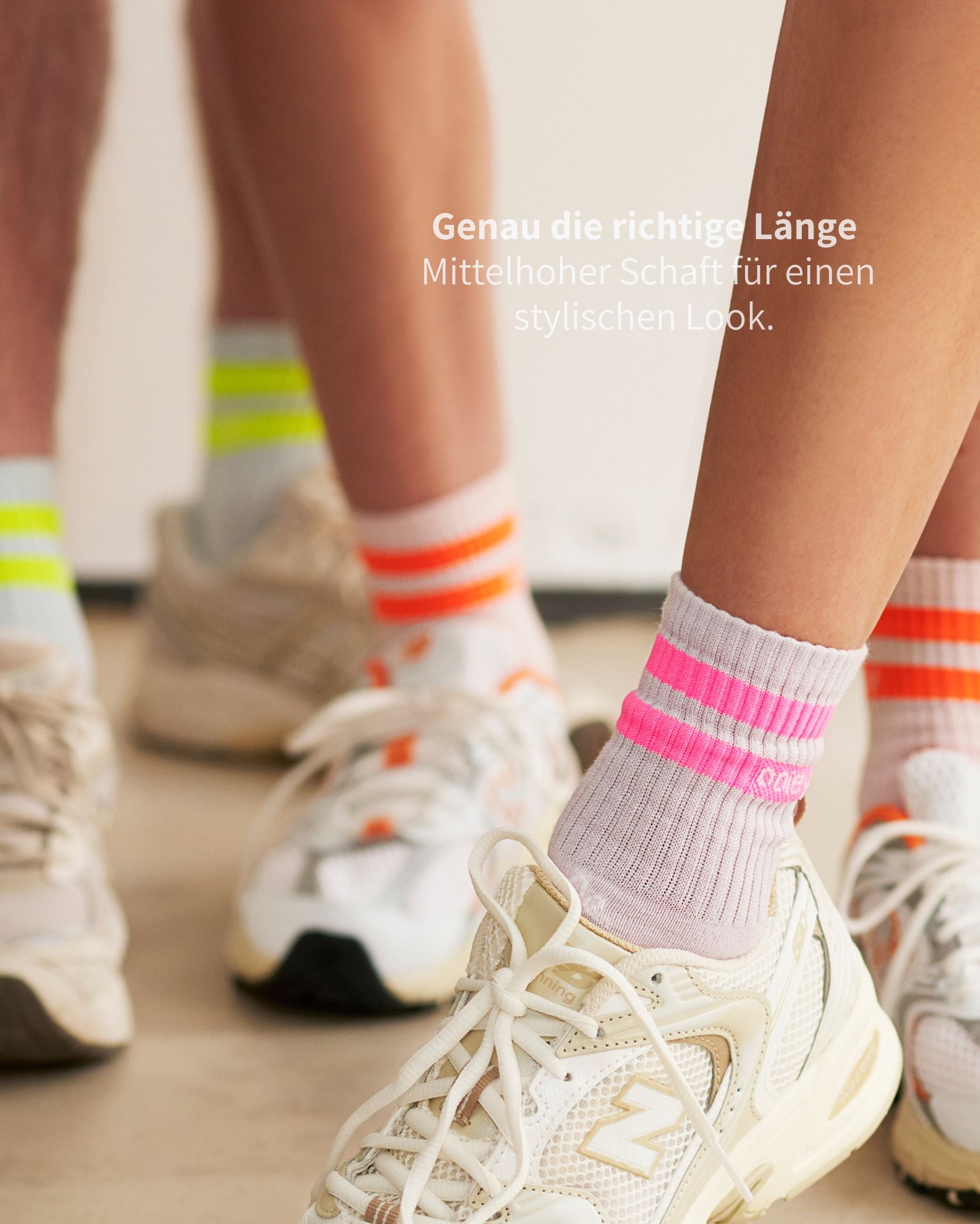Pastel Late Summer Set | Mittelhoher Schaft | 6+1 GRATIS Paar