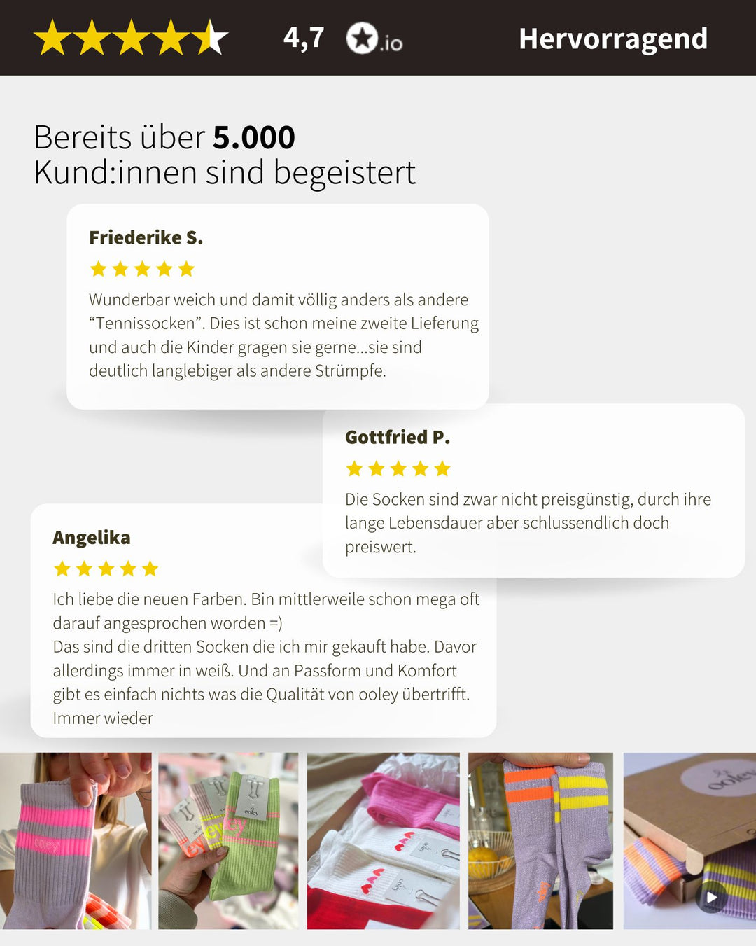 Frühlings Set | Kurzsocken Bestseller | 5+1 GRATIS Paar