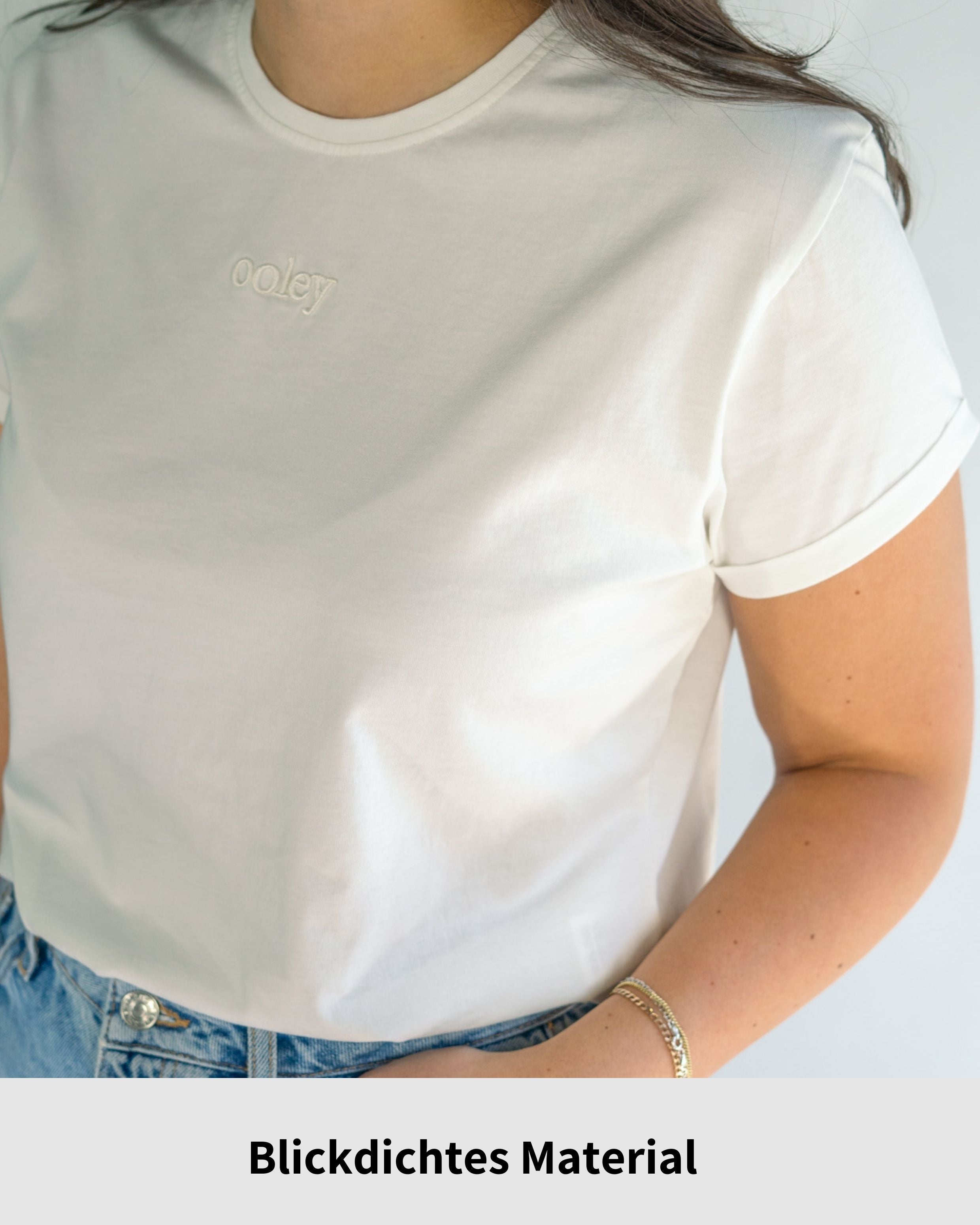 Logo Shirt by ooley (women) - Offwhite