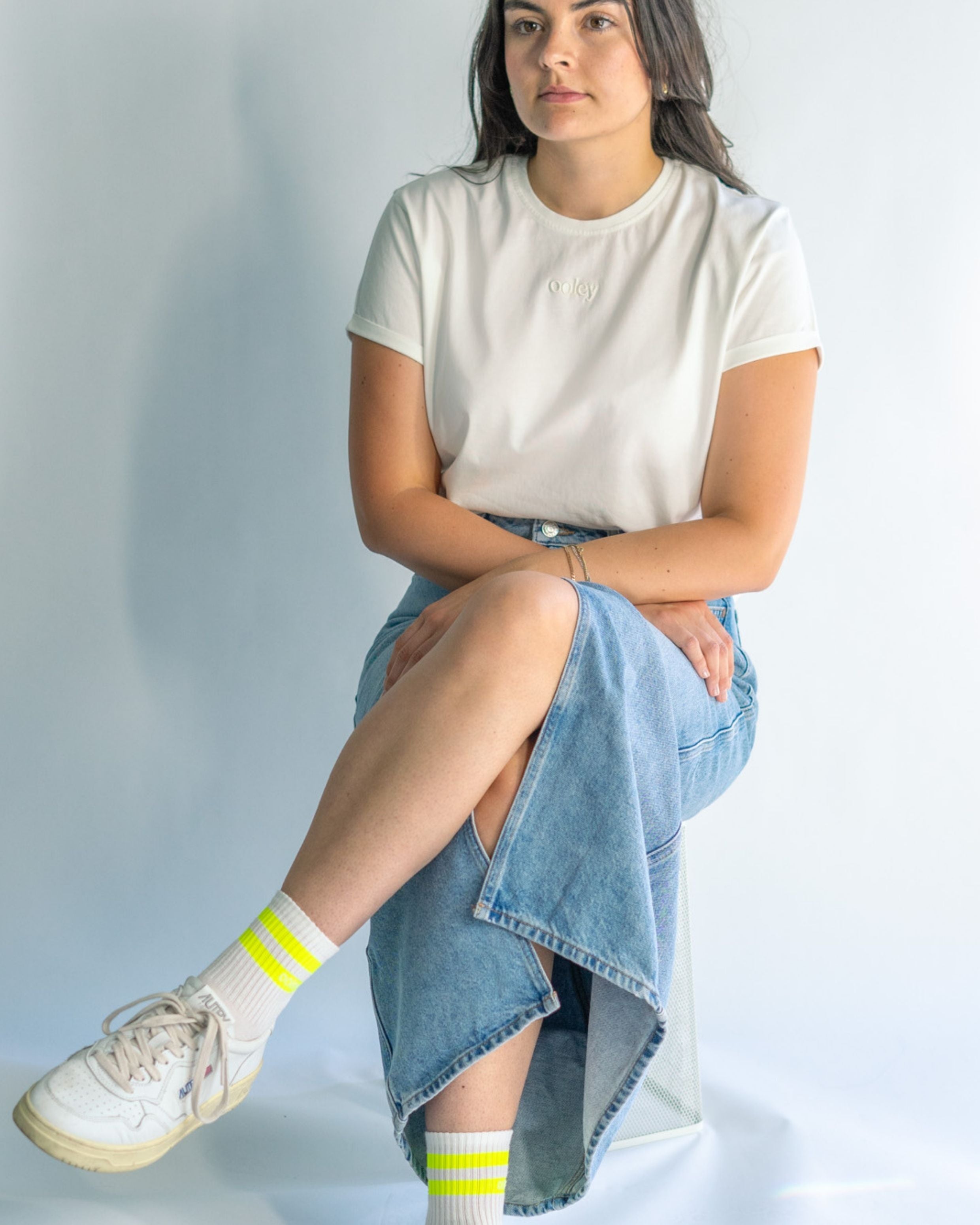 Logo Shirt by ooley (women) - Offwhite