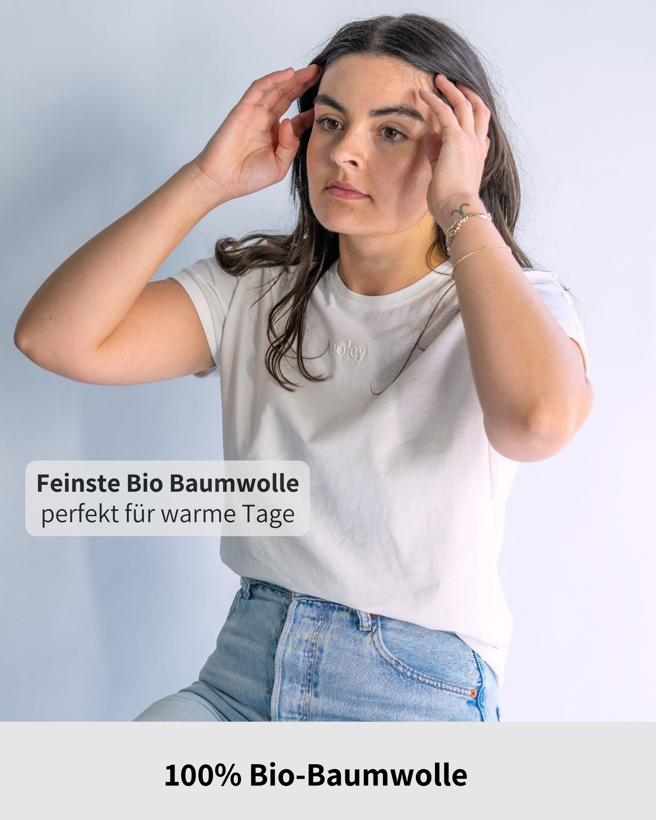 Logo Shirt by ooley (women) - Offwhite