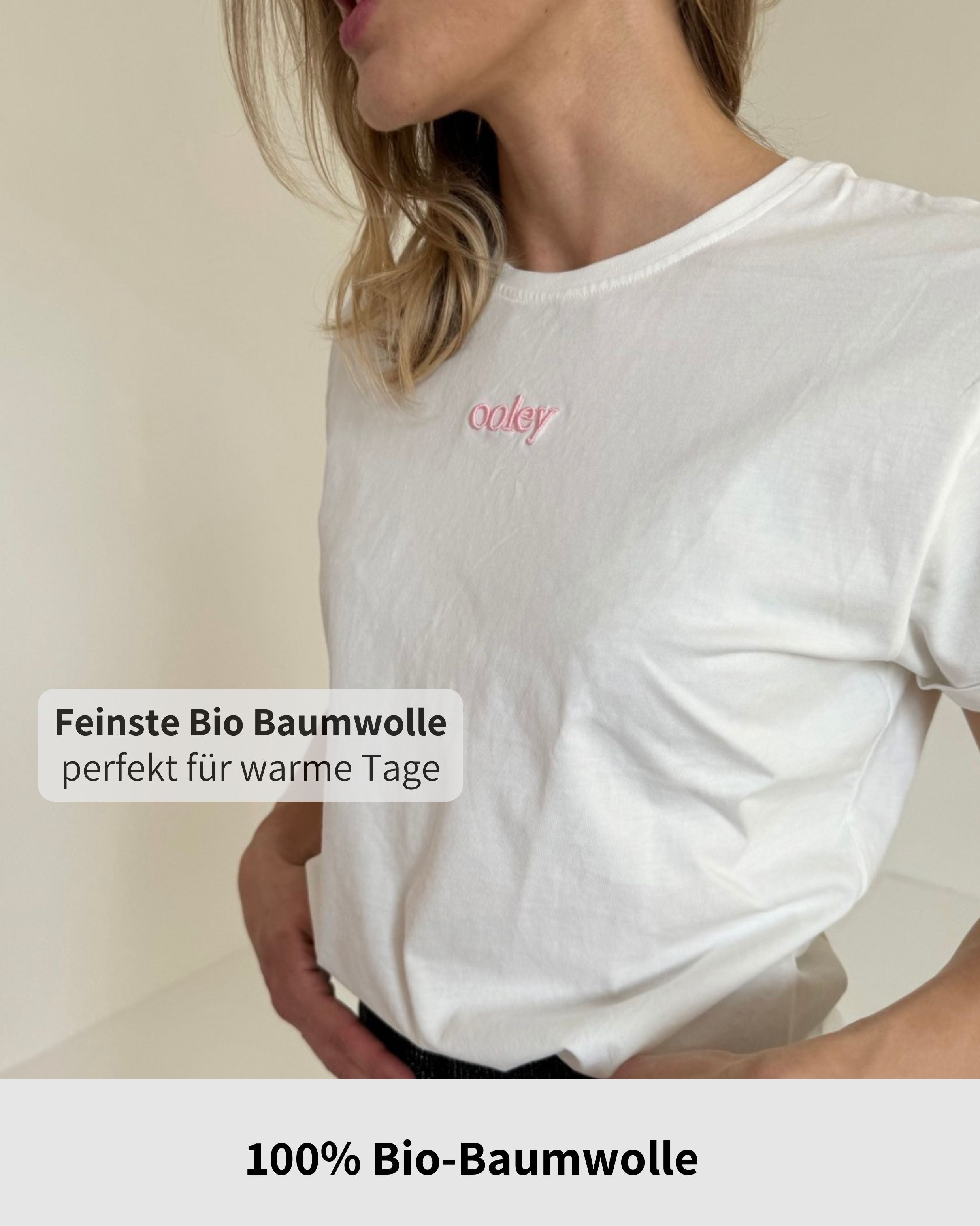 Logo Shirt by ooley (women) - White Lilac