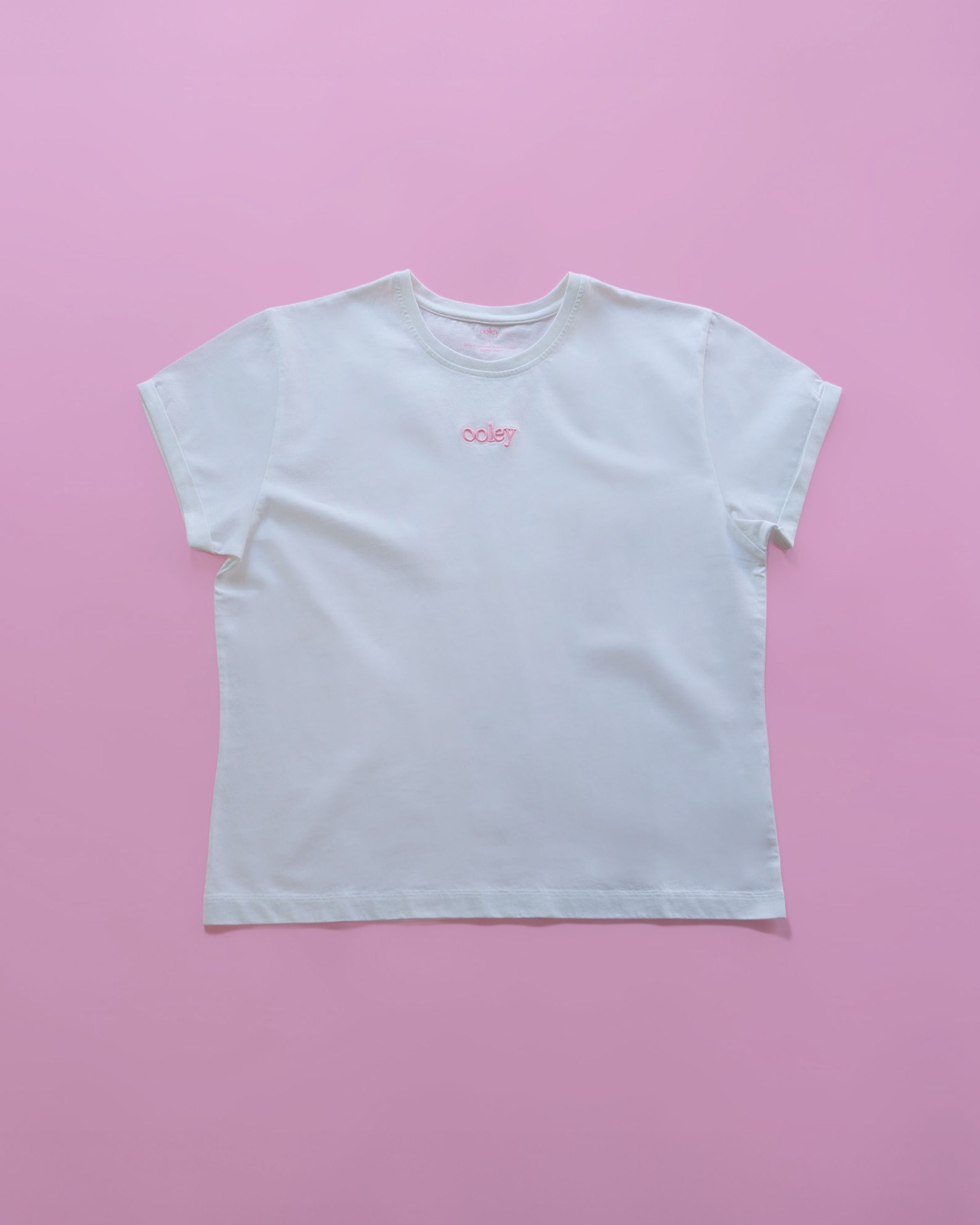 Logo Shirt by ooley (women) - White Lilac