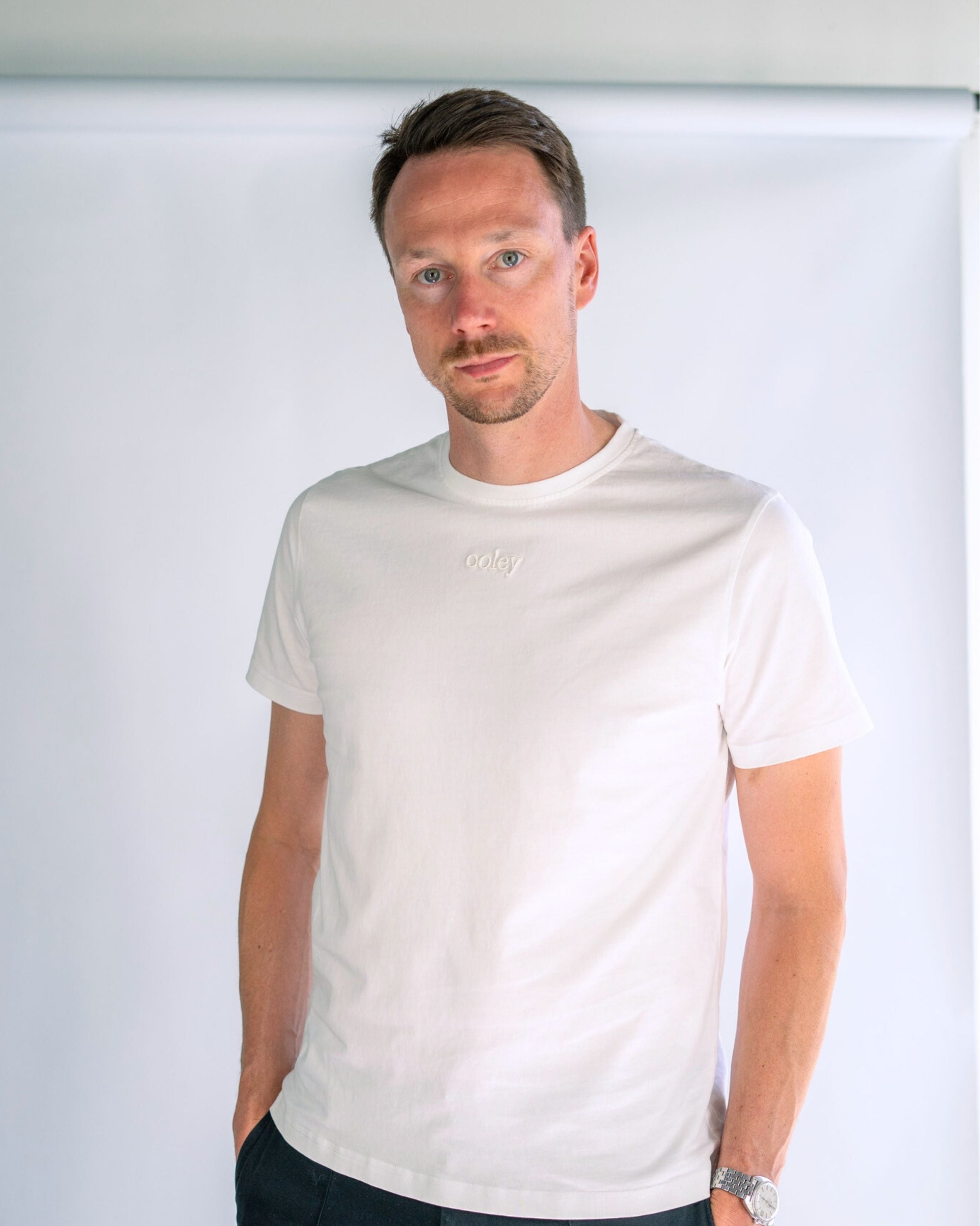 Logo Shirt by ooley (men) - Offwhite