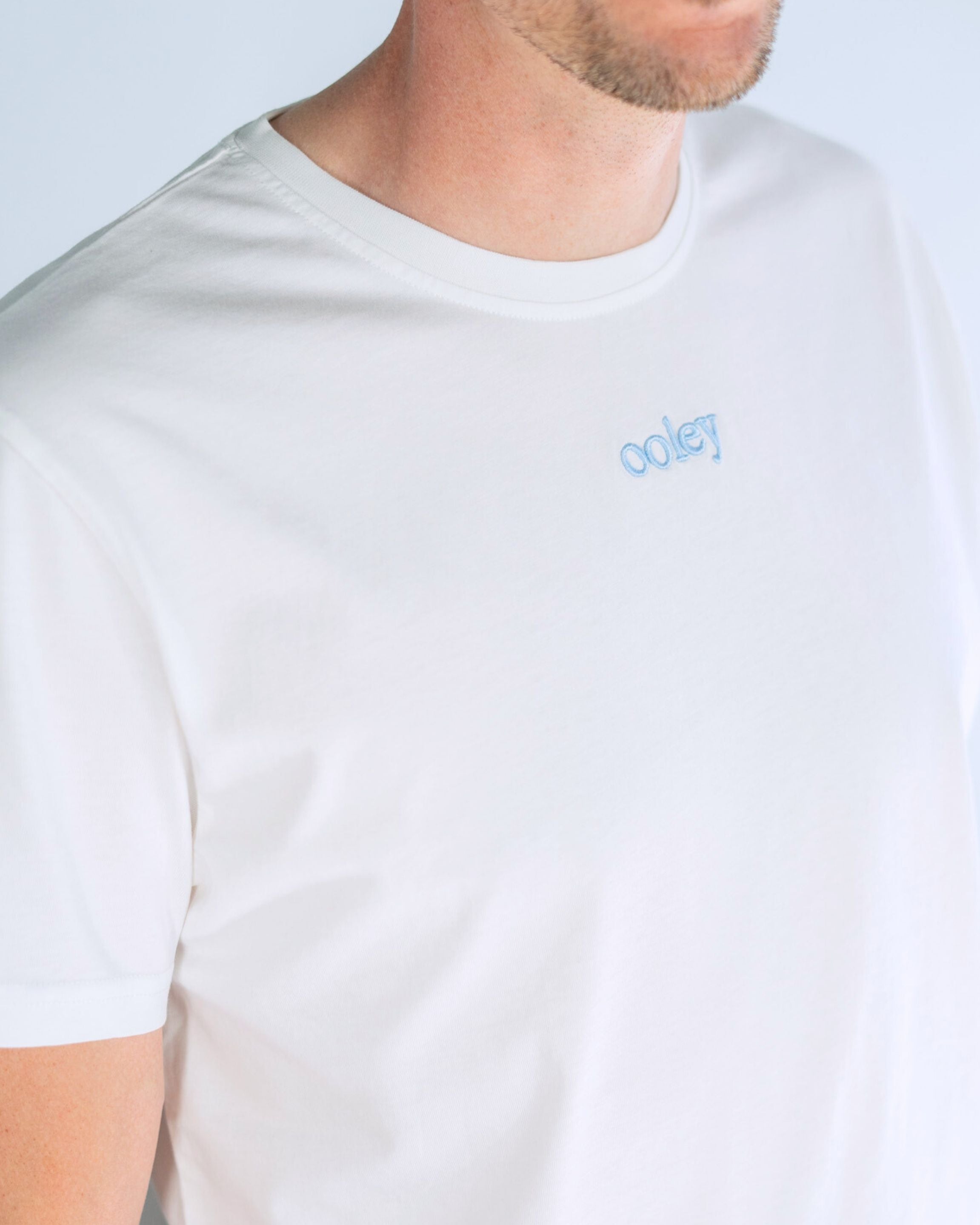 Logo Shirt by ooley (men) - White Caribbean